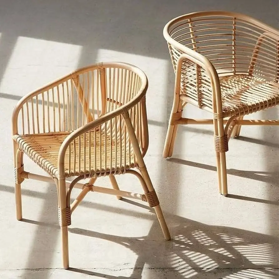 Bamboo Balcony Chair Set